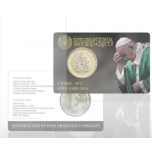 Vatican City - 1 € - 50c Coin Card Nr. 3