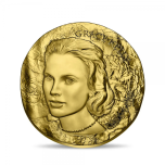 GRACE KELLY  Франция, 50 € 2022 г. 99,9% золотая монета, 1/4 унции.