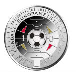 UEFA Euro 2024. Saksamaa 11 €  bu kvaliteedis hõbemünt, 14 g
