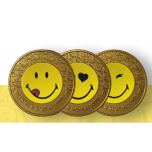 Smiley mini - medal. set of 5 different medals 