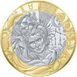 Zodiac Series Gemini. France 5€ 2025  base metal coin